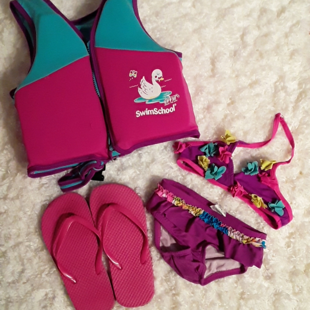 Girl's bathing suit bundle